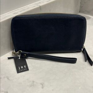 Joy Susan Black Wristlet Wallet